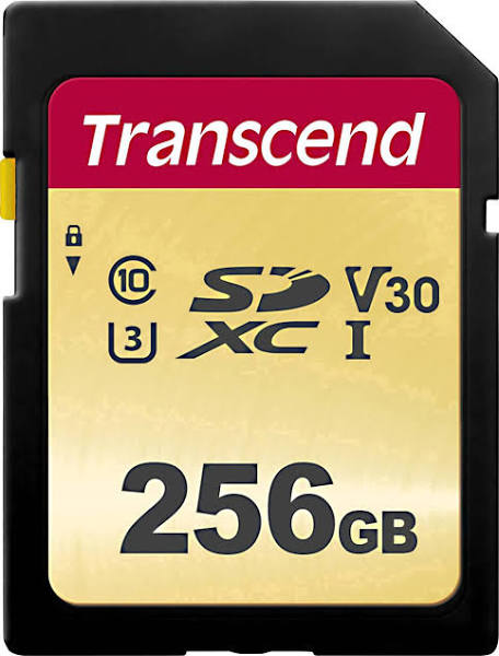 Transcend SDXC 500S 256GB Class 10 UHS-I U3 V30