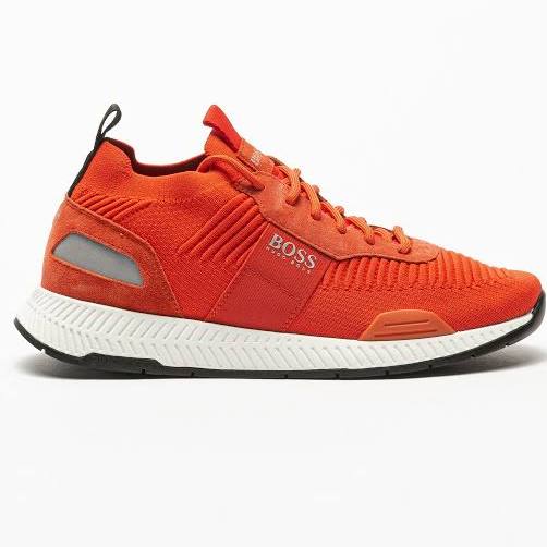 Boss Titanium Runn Orange Sneakers