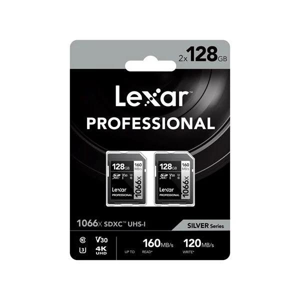 Lexar SDXC Professional 1066x 128 GB V30 2 Pack