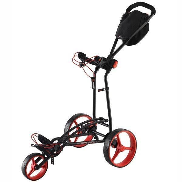 Big Max Autofold FF 3 Wheel Golf Trolley Black/Red