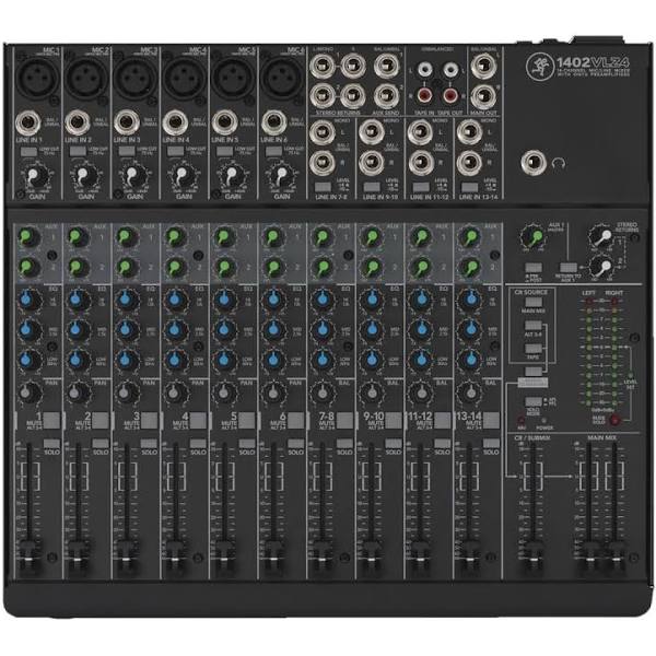 Mackie 1402 VLZ4 14-ch mixer w/6 Onyx preamps 