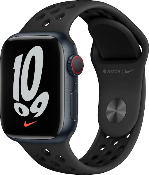 Apple Watch Nike Series 7 41 mm OLED 4G Svart GPS