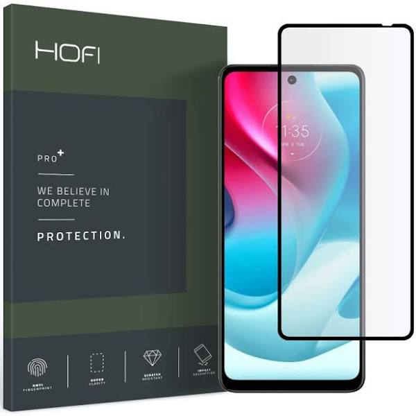 Hofi Härdat Glas Pro + Motorola Moto G60s - Svart