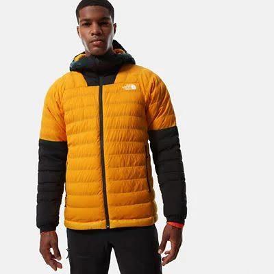 Schuldenaar album Rendezvous Panprices - The North Face Men's Summit Series L3 50/50 Hooded Down Jacket  Summit Gold/Black - Size: L