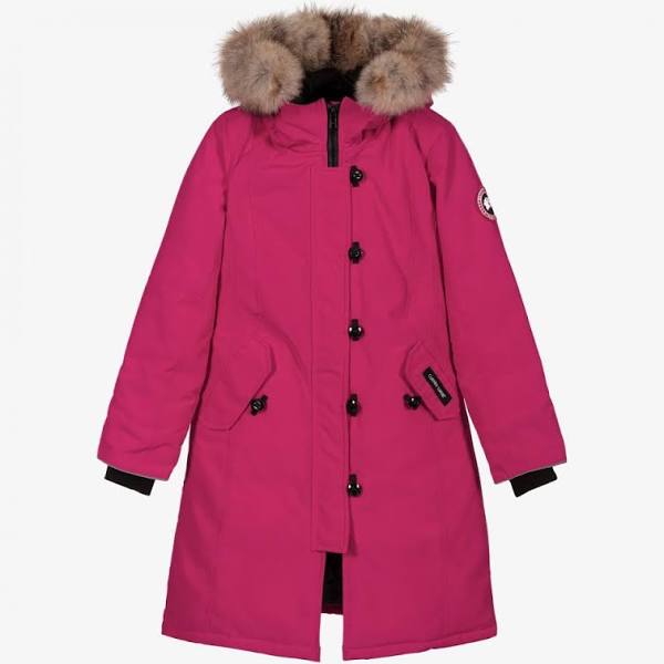 CANADA GOOSE Girls Pink Down Filled Parka