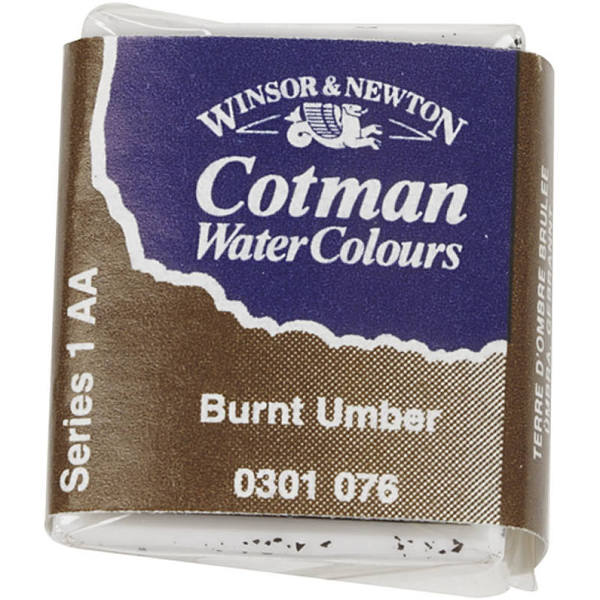 Cotman akvarellfärg - Burnt Umber 