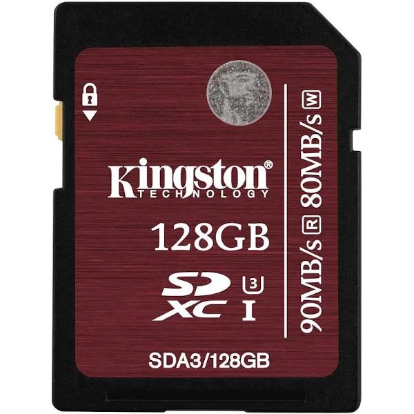 Kingston 128GB Class 3 UHS-I SDXC Memory Card