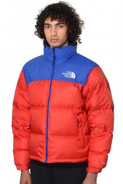 The North Face Red & Blue Down 1996 Retro Nuptse Jacket