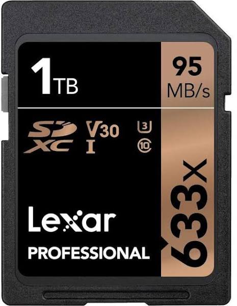 Lexar Pro 633x Sdhc/sdxc Uhs-i U1/u3 (v30) R95/w70 1tb 