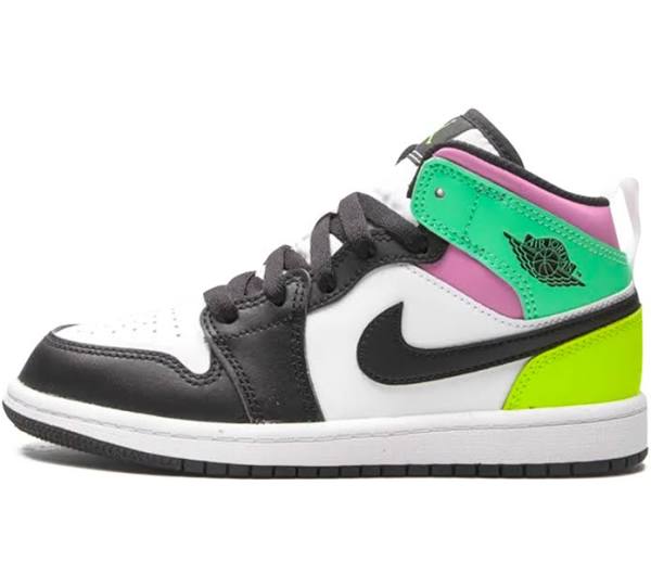 Jordan Kids Jordan 1 Mid PS Pastel Shoes - Size 1.5Y