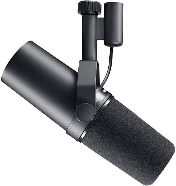 Shure SM7B Vocal Dynamic Microphone for Broadcast, Podcast & Recording, XLR Stud