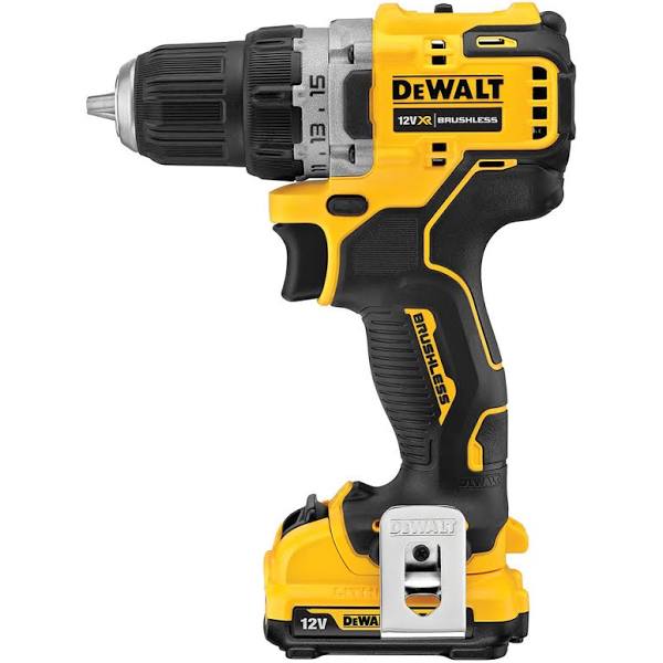 Udvinding beløb Glatte Panprices - DeWalt DCD701D2-QW; 12 V; 2x2,0 Ah Skruvdragare/borr batt.