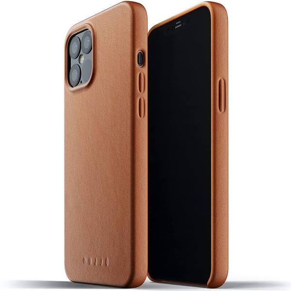 Mujjo Premium Full Leather iPhone 12 Pro Max Case - Tan