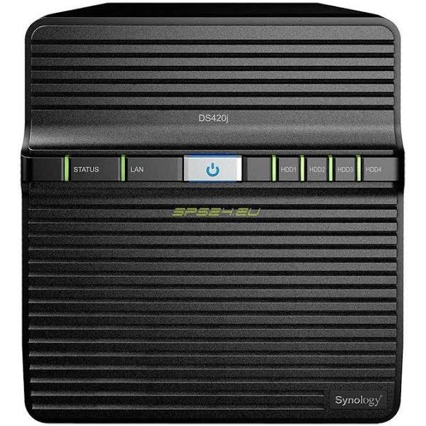 NAS Network Storage Synology DS420j Quad Core 1 GB RAM USB 3.0 LAN Black 