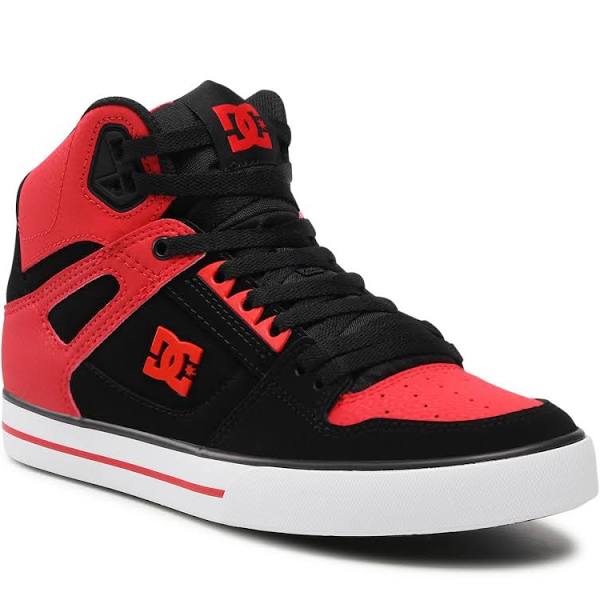 DC Shoes PURE Skateskor fiery red/white/black, Storlek: 39, Svart - Skinn