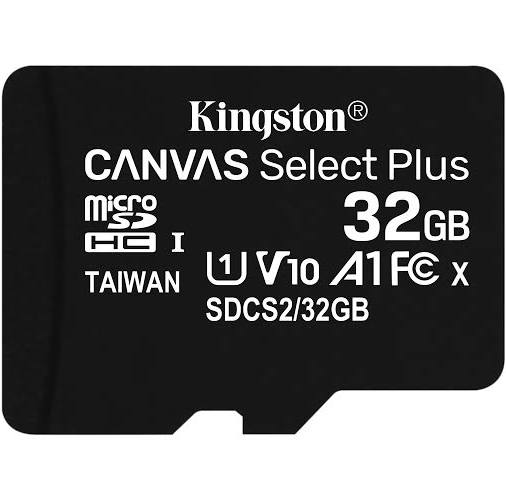 Kingston Technology Canvas Select Plus Memory Card 32 GB MicroSDHC... 