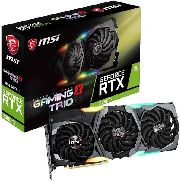 Msi GeForce Rtx 2080 Ti Gaming X Trio grafikkort - 11 Gb 