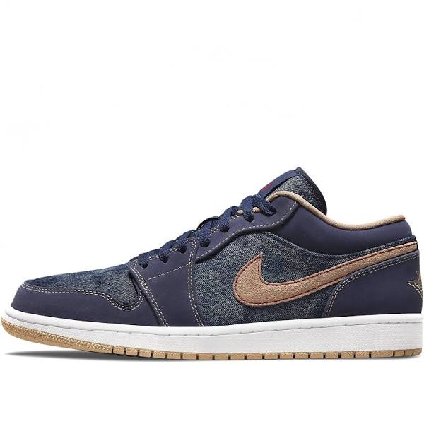 Air Jordan 1 Low SE Denim Shoes - Size 9