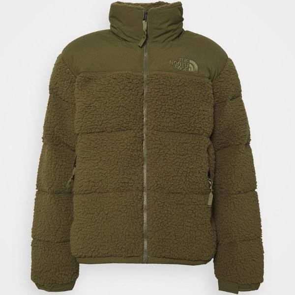 Panprices - The North Face Sherpa Nuptse Jacket Dunjacka burnt olive green,  Storlek: XL, Oliv