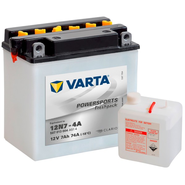 VARTA POWERSPORTS Fresh Pack 12V 7Ah 12N7-4A