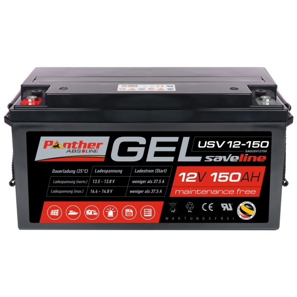 USVMaster GEL-Batterie 12V 150 Ah