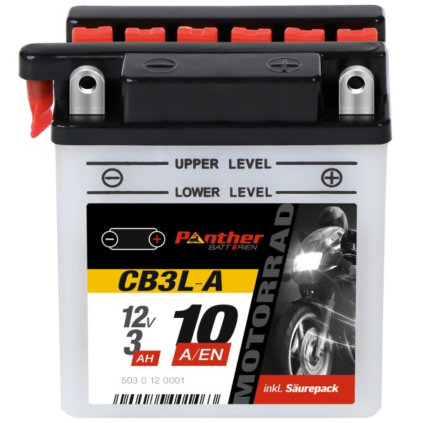 Motorradbatterie 50312 12V 3Ah CB3L-A