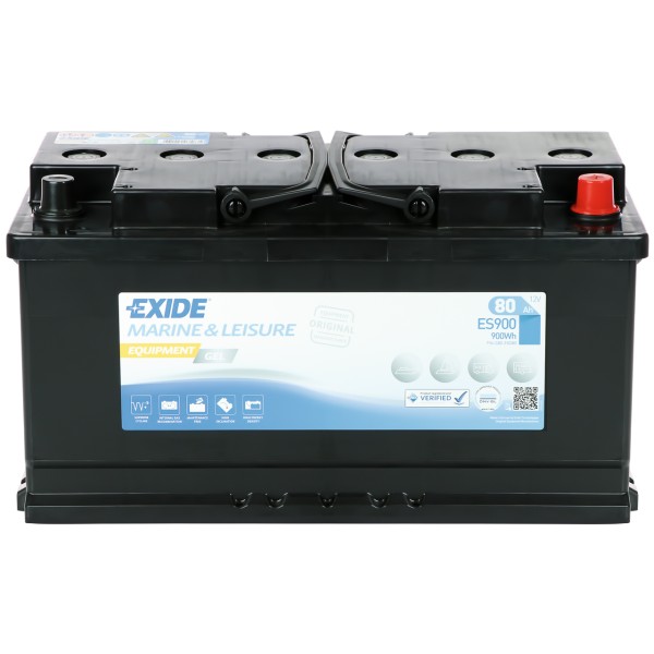 Bleigelbatterie Exide ES900 (G80) 12V 80Ah 540A/EN