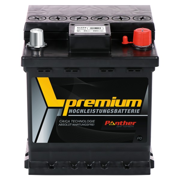 Starterbatterie 54599 12V 45Ah 390A/EN gefüllt FIAT