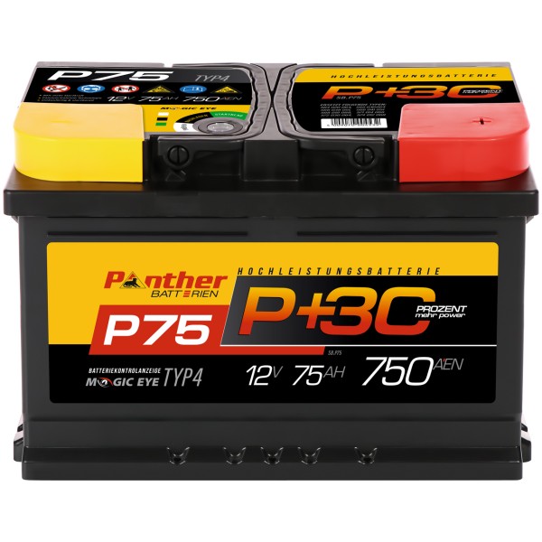 P+30% Line 12V 75Ah 750A/EN gefüllt