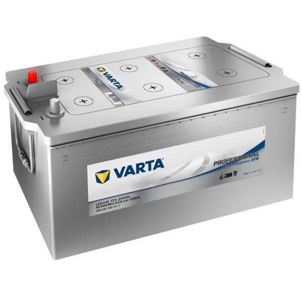 VARTA Professional Dual Purpose EFB LED240 240Ah 1200A/EN gefüllt