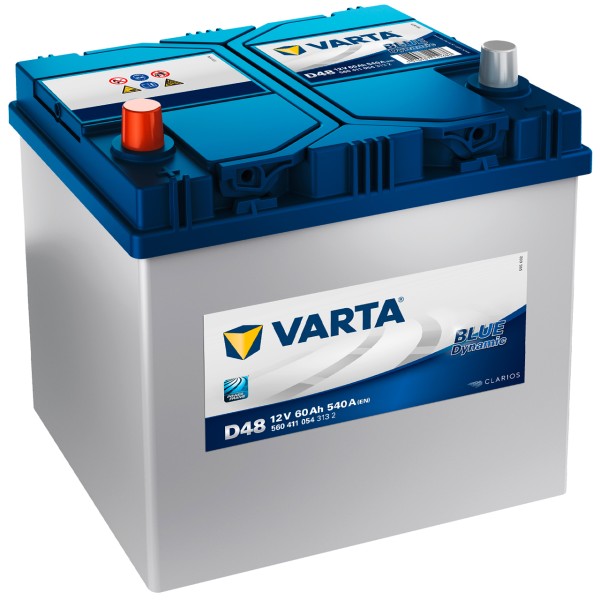 VARTA BLUE dynamic D48 12V 60Ah 540 A/EN gefüllt