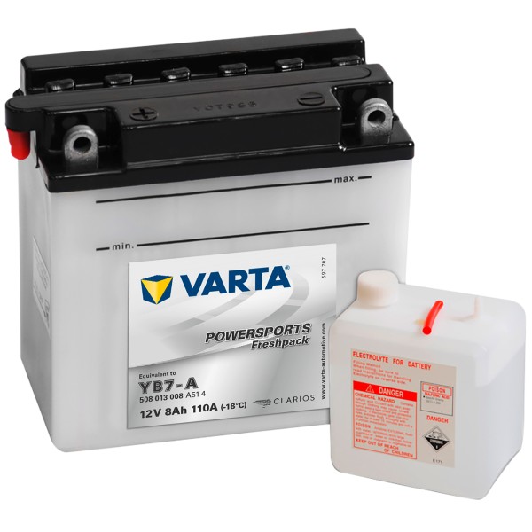 Varta POWERSPORTS Fresh Pack 12V 8Ah YB7-A