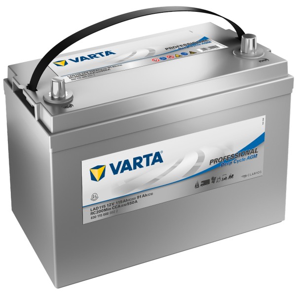 VARTA Professional DC AGM LAD115 12V 115Ah 600A/EN gefüllt