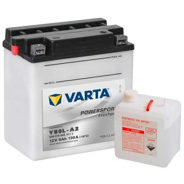 Varta POWERSPORTS Fresh Pack 12V 9Ah YB9L-A2