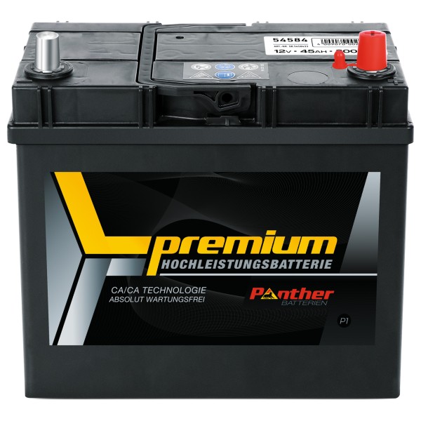 Starterbatterie 54584 12V 45Ah 300A/EN gefüllt