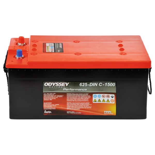 Odyssey Performance-Batterie ODP-AGMDINC = 625-DINC-1500 12 V 220 Ah 1500 A/EN