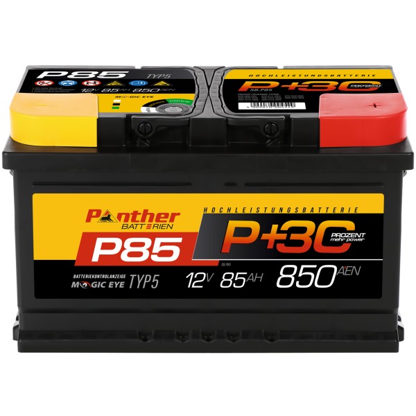 P+30% Line 12V 85Ah 850A/EN gefüllt