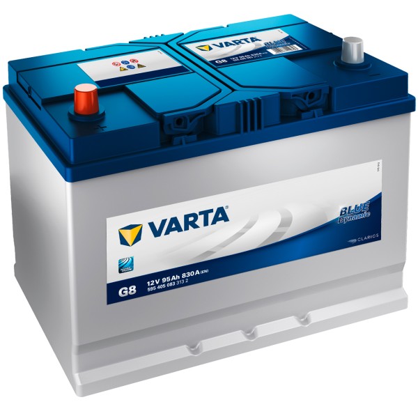 VARTA BLUE dynamic G8 12V 95Ah 830 A/EN gefüllt