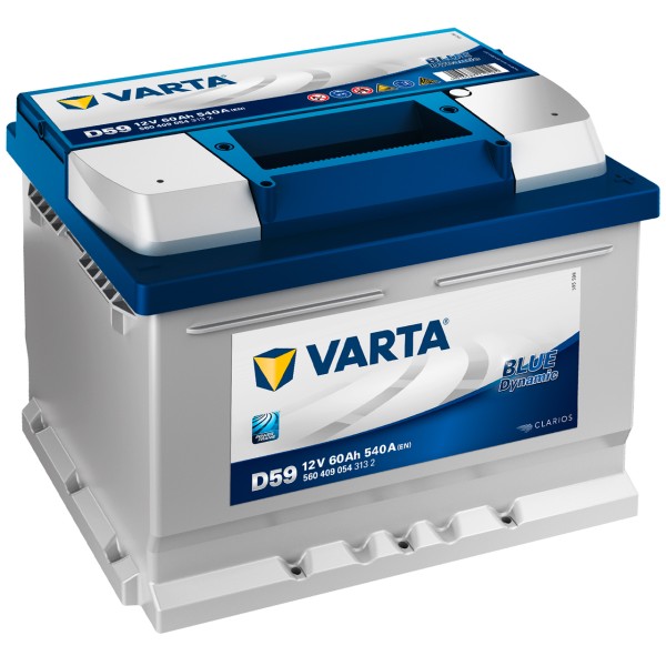 VARTA BLUE dynamic D59 12V 60Ah 540 A/EN gefüllt
