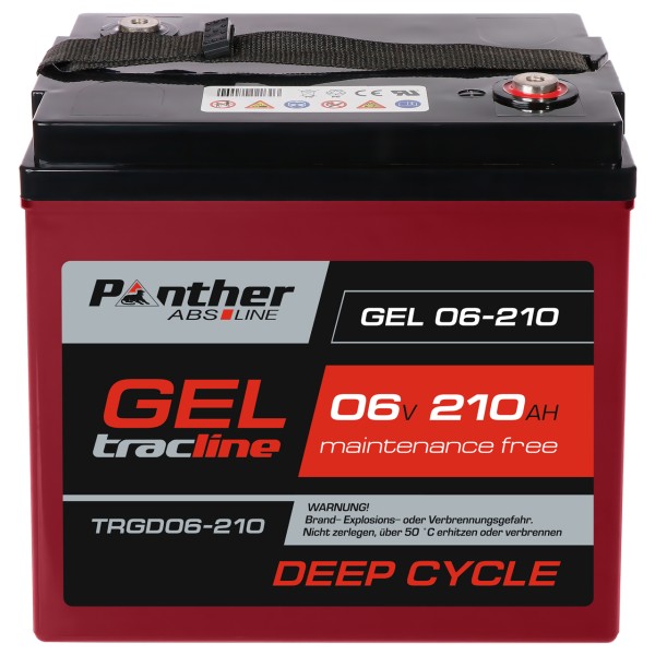 GEL-DC-Batterie 06V 210 Ah