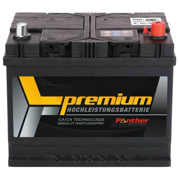 Starterbatterie 57029 12V 70Ah 540A/EN gefüllt