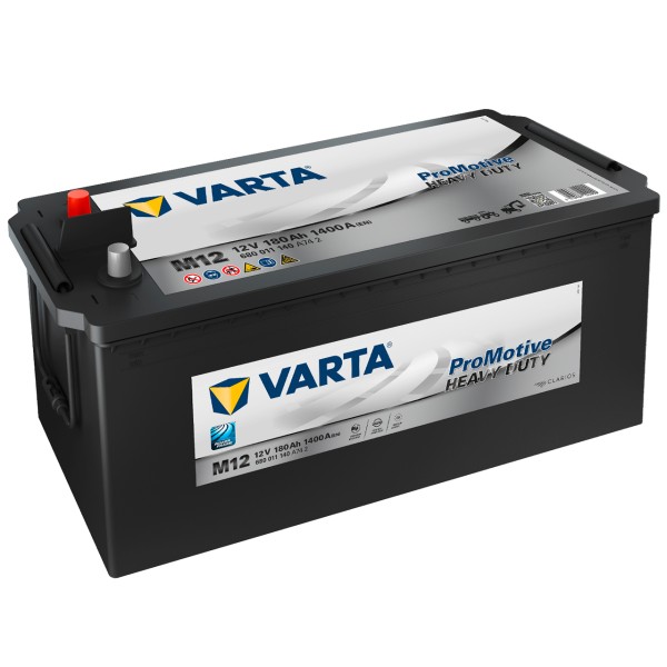 VARTA Promotive Black M12 12 V 180 Ah 1400 A/EN gefüllt