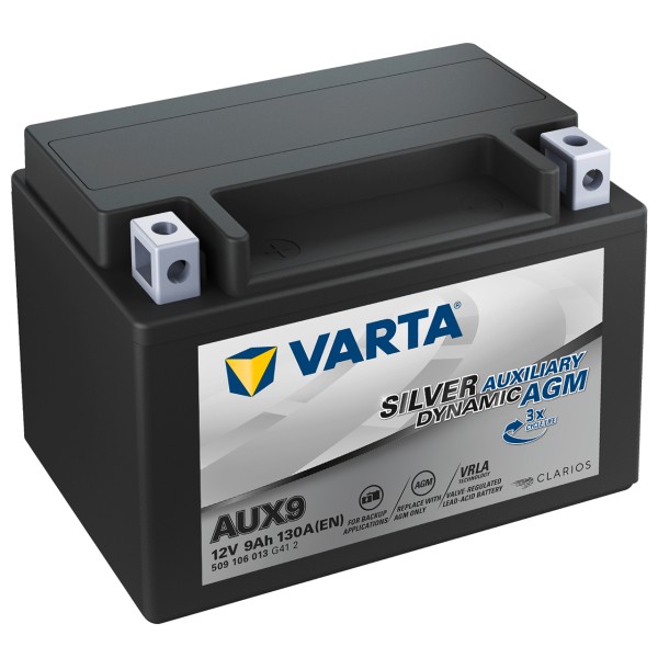 VARTA Silver Dynamic AUX9 12V 9Ah, 130 A/EN