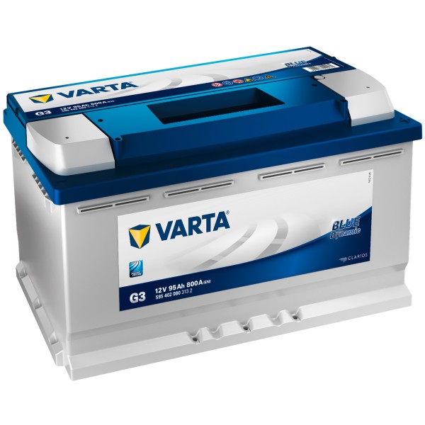 VARTA BLUE dynamic G3 12V 95Ah 800 A/EN gefüllt