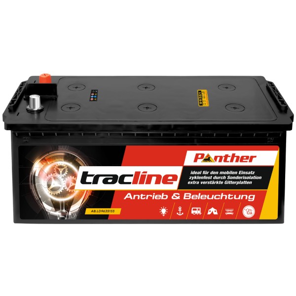 Traclinebatterie 96351 12V 180Ah (20h) gefüllt Labyrinthdeckel mit ZG