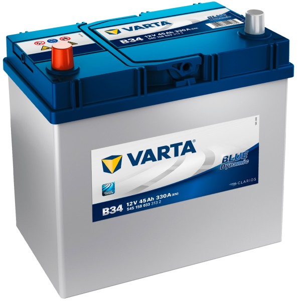 VARTA BLUE dynamic B34 12V 45Ah 330A/EN gefüllt