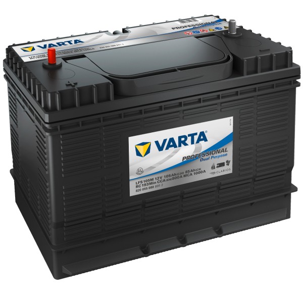 VARTA Professional Dual Purpose LFS105M 12V 105Ah 800A/EN gefüllt