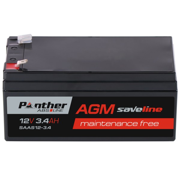 AGM-Batterie 12V 3.4 Ah