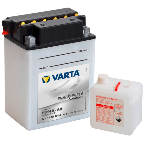 VARTA POWERSPORTS Fresh Pack 12V 14Ah 190A/EN YB14A-A2