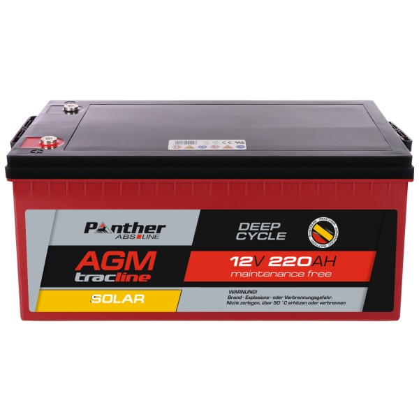 AGM-DC-Batterie SOLAR 12V 220 Ah (20HR)